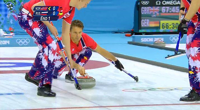 Norwegian Curling Team's pants